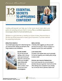 Essential Secrets To Appearing Confident